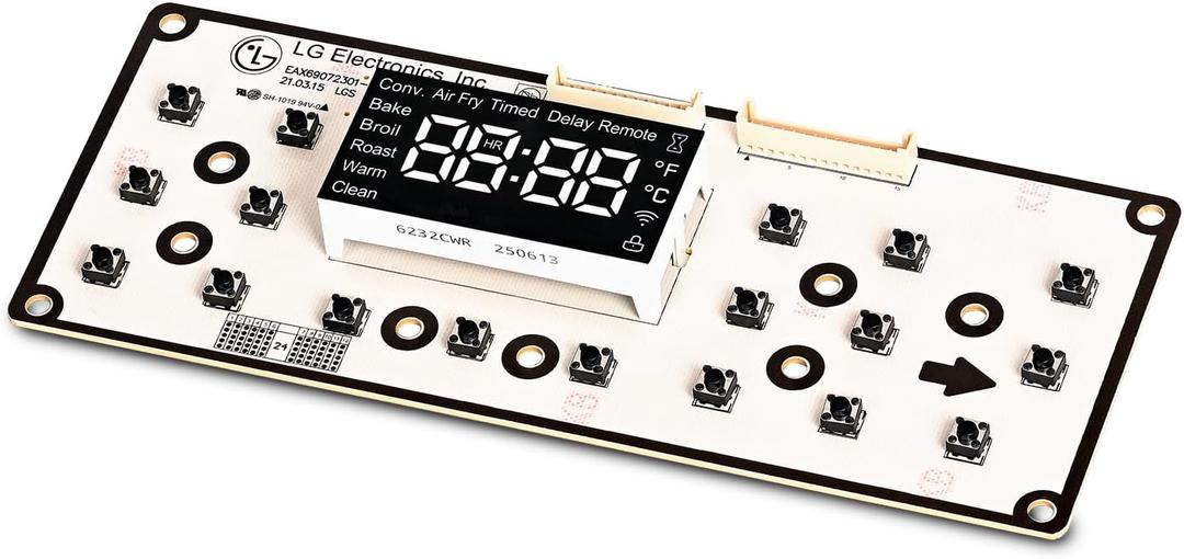 EBR89296404 Range Display Control Board Compatible With LG