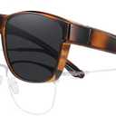 HAOLOTA Fit Over Sunglasses-Polarized for Men, Oversized Sun Glasses Square Shades UV400 Protection for Driving