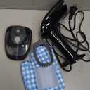 Powerful Handheld Fabric Steamer - 1800W with Fast Ceramic Heat-Up Plate, 2-in-1 Ironing & Wrinkle Remover, Steam Nozzle, Lint Brush - Black, for US 120V Only