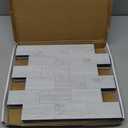 Art3d 10-Sheet Peel and Stick Backsplash PVC Wall Tile, Stickon Tile for Kitchen Backplash, Bathroom Vanities, Fireplace Decor, Laundry Table, Stair Decals in White-Washed, Plastic-Sheets (11.3"x13.5")