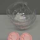 7.9 Inch Hamster Ball, Running Ball Toy, Transparent, Hamster Toys Accessory, for Syrian Dwarf Hamster, Gerbils, Mice, Small Pets, Pink