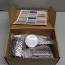 8oz, 4oz, 2oz and 1oz Amber Glass Jars with Lids, 8-Pcs Amber Jars with Inner Liners, Round Dark Jars for Making Candle, Cosmetice Container, Lotion Jar, with Sticker and 8p Spatulas