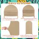 Safari Party Arch Backdrop Cover Set of 3 Khaki Arch Covers Spandex Stretch Backdrop Stand 4ft, 5ft, 6ft for Wedding Birthday Banquet Ceremony Decoration