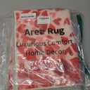 Artoid Mode Red Love Hearts Valentine's Day Area Rug, Anniversary Home Decor Low-Profile Washable Door Mat for Entryway Bedroom Living Room Laundry Room Indoor 2x3 Feet