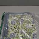 ATOSII Amara 100% Cotton Summer Dinner Napkins, Block Print, Durable Linen for Everyday Use, Weddings, Parties, Outdoors I 20 X 20 Inches, Set of 4 I Farmhouse Grandmillennial Coastal Table Decor