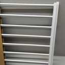Regalo 2-in-1 Extra Tall Easy Swing Stairway and Hallway Walk Through Baby Gate, White, 24" - 40.5" Wide