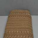 Runner Rug  Boho 2x6 ft Hallway Runner Rug Washable Non-Slip Cotton Entryway Rug with Rubber Backing, Taupe Brown, Machine Washable, Durable Hand-Woven Design for Home & Kitchen