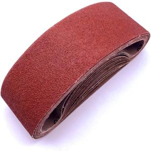 4 x 21 Sanding Belt, 80 Grit Aluminum Oxide Belt Sander Paper 4x21,12 Pack (4x21 Inch, 80 Grit)