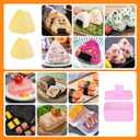 Musubi Press Mold, Upoomart Spam Musubi Mold kit, 2 Onigiri Mold Kit, 2 Triangle Rice Ball Molds, 2 Rice Paddles and Luncheon Meat Slicer, Create Authentic Hawaiian Musubi at Home Non-Stick