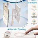 Maledan for iPhone Air Case for Women Girls Compatible with MagSafe, Slim Magnetic Case for Apple i Phone 17 Air Cases 6.5", Military Grade Protection Camera Cover Shockproof Phone Cover, Champagne