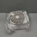 Comfort Zone Personal Space Heater, Fast Heating Electric Heater with Adjustable Thermostat, 3 Heat Settings, Tip-Over & Overheat Protection, Cool-Touch Portable Heater for Home & Office, ETL Listed (White)