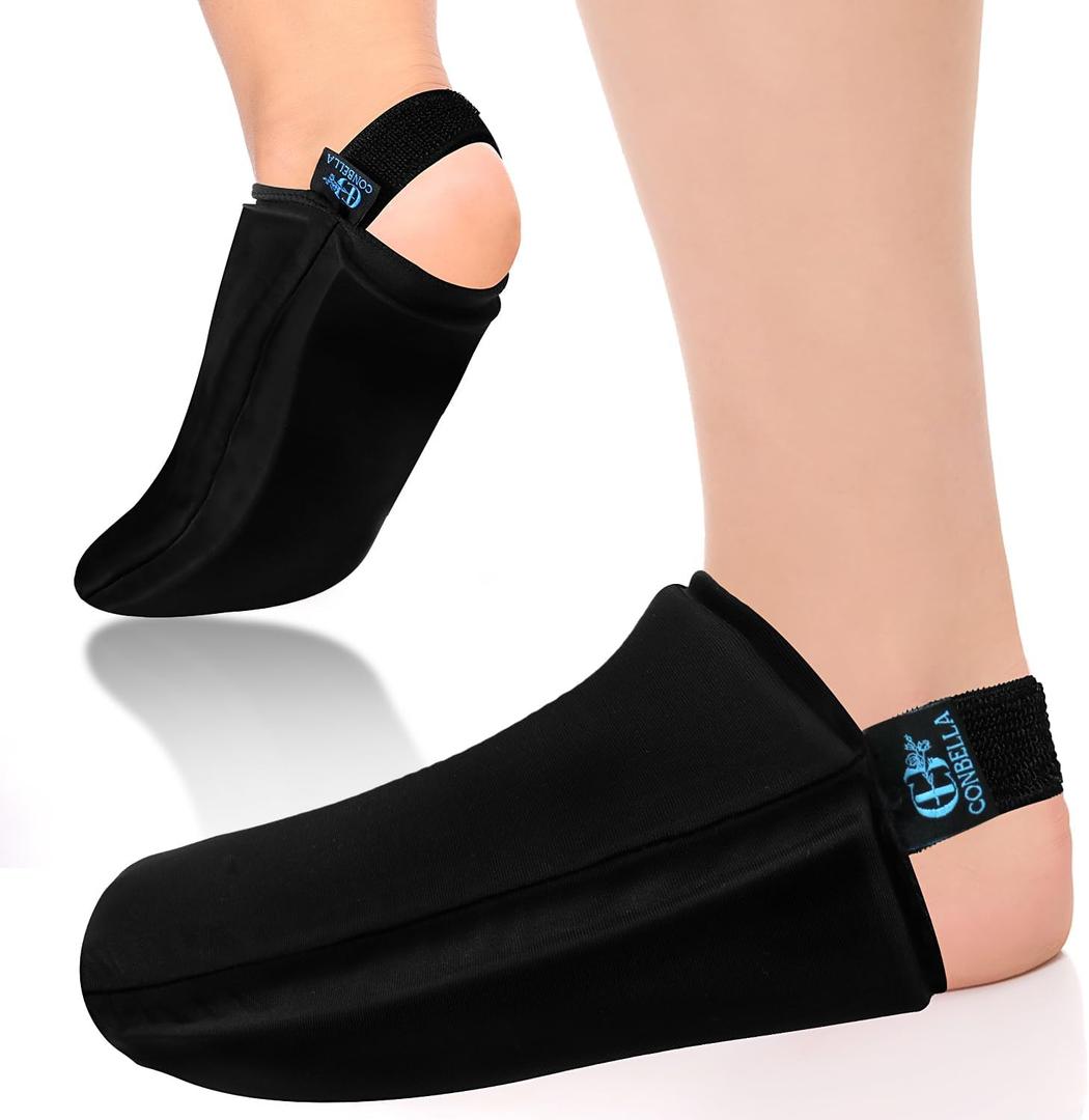 Foot Toes Ice Pack Wrap Wearable Forefoot Gel Ice Pack with Strap for Broken Toes, Surgery Recovery, Gout & Plantar Fasciitis, Hot and Cold Therapy Reusable Adjustable