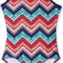 Kanu Surf Girls' Layla Beach Sport Banded 1 Piece Swimsuit, Size 8