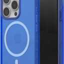 RhinoShield JellyTint Transparent Protective Case Compatible with MagSafe for [iPhone 15 Pro] | Superior Magnetic Force, Exceeds Military Drop Standards, Scratch Resistant, Shockproof - Cyber Blue