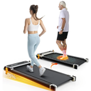 Walking Pad with Incline, Under Desk Treadmill, 2 in 1 Foot Massage Treadmill for Home&Office, 2.5HP Quite Portable Treadmill with Shiatsu Foot Massager, Incline Treadmill with LED Display