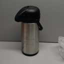 Coffee Carafe for Keeping Hot - 102oz/3L Airpot Coffee Dispenser with Pump - Insulated Stainless Steel Hot Beverage Dispenser for Parties - Thermal Carafe for Hot Drinks Water Tea Chocolate