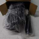 Trideer Exercise Ball for Yoga, Pilates & Fitness Stability Ball Equipment for Home Gym & Office Chair, Core & Balance Training Accessories, Physical Therapy Equipment, Quick Pump Included, (Black) L(23-26ines/58-65cm)