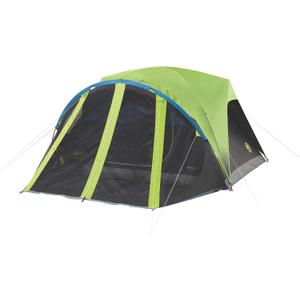 Coleman Carlsbad Dark Room Tent with Screened Porch, 4/6 Person Tent Blocks 90% of Sunlight to Keep Inside Cool, Weatherproof Shelter with Easy Setup, Contains PFAS