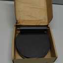 360 Degree Rotating Scissor Holder with 10 Diameter 0.71'' Hole Wooden Barber Shears Holder Salon Hair Stylist Container Stand for Barbershop Grooming Tool Storage, Black