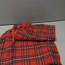 OTOSTAR Pack of 2 Christmas Scottish Plaid Throw Pillow Covers Decorative Check Tartan Lumbar Pillow Covers with Stitched Edge for Sofa Couch Bed Farmhouse Home Decor 12x20 Inches, Red