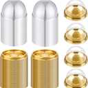 200 Pcs Mini Cupcake Boxes Containers Clear Plastic Muffins Cheese Pastry Containers with Dome Lids for Wedding Birthday Party Gifts Supplies, 2.87 x 2.87 x 1.97 Inch (Gold)