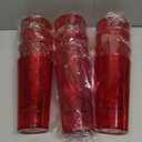New Star Foodservice 530028 Tumbler Beverage Cup, Stackable Cups, Break-Resistant Commercial SAN Plastic, 12 oz, Red, Set of 12