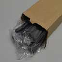 10 Pack Adjustable Shelf Brackets for Double Track System Closet Organization Heavy Duty Wire Shelf Brackets (Black,11.5 Inch)