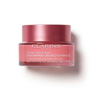 Clarins Multi-Active Renewing Night Moisturizer with Niacinamide | Smooth Fine Lines Visibly Tighten Pores Even Tone and Texture Boost Glow Strengthen Moisture Barrier Skin