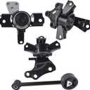 4Pcs Engine Motor Trans Mounts Kit Replacement for 2014-2022 Mitsubishi Mirage G4 1.2L