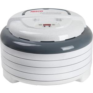 Nesco FD-1040 Gardenmaster Digital Pro Food Dehydrator, for Beef Jerky, Fruit, Herbs, and Snacks, 4 Trays, White