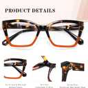 3Pack Reading Glasses for Women-Blue Light Blocking Readers Fashion Cat Eye Eyeglasses Spring Hinge
