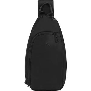 PUMA Women's Myriad Sling, Sporty Hands-Free Bag with Reversible Strap & Dual Compartments, Black, One Size