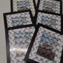 PEALSN 8x10 Picture Frame Set of 6, Display Picture 5x7 with Mat or 8x10 Without Mat, Black Woodgrain