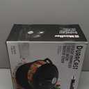 MELLERHOME 7.5 QT Enameled Cast Iron Dutch Oven, Heavy-Duty, Oven-Safe up to 500 F & Across All Cooktops, Casserole Dish and Braiser Pan with Lid and Stainless Knob, Black