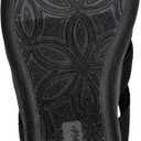 Skechers Women's PIER-LITE - MEMORY MAKER wedge sandal, Black/ Black 9 M