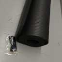 Amazon Basics 1/2 Inch Extra Thick Exercise Yoga Mat with Carrying Strap for Home Workouts and Fitness, 74" x 24", Black