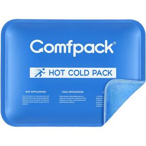 Soft Ice Packs for Sports Injuries, Long Lasting Multipurpose Gel Ice Pack with Dual Temperatures for Muscle Pain Relief & Strains, Handheld Design Cold Pack for Head, Shoulder, Knee, Ankle(1ct) Soft Ice Packs for Sports Injuries, Long Lasting Multipurpose Gel Ice Pack with Dual Temperatures for Muscle Pain Relief & Strains, Handheld Design Cold Pack for Head, Shoulder, Knee, Ankle(1ct)