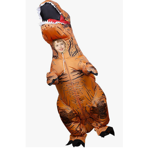Inflatable T-Rex Costume for Boys Girls Dinosaur Themed Party Trick or Treat Activity, M