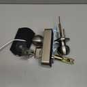 TEEHO TE018 Smart Door Knob with Keypad, App Control, Keyless Entry Digtal Door Lock with Handle, Remote Share One-Time Code, Auto Lock, Easy Installation for Front Door, Bedroom, Rental, Satin Nickel