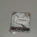 Winter Wildlife Deer Pillow Covers 12x12 Inch Christmas Landscape Deers Snow Tree Ivory Gold Throw Pillows Set of 2 Soft Cotton Pillow Case for Home Sofa Bedroom Livingroom Decor