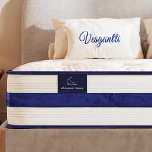 Vesgantti Full Size Mattress,12 Inch Hybrid Innerspring Mattress in a Box with Memory Foam,Support & Pressure Relief,Medium Firm Feel for Aults(Full Size) Vesgantti Full Size Mattress,12 Inch Hybrid Innerspring Mattress in a Box with Memory Foam,Support & Pressure Relief,Medium Firm Feel for Aults(Full Size)