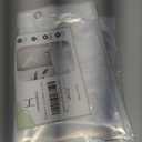 HARBOREST Clear Shower Curtain Liner with Side Suction Cups, Premium PEVA Plastic Shower Liner with 3 Magnets, Waterproof Bathroom Curtain, 54 x 72, Clear