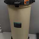 Single Cartridge Pool Filter Pump Assembly 160316 100 Square Feet 100 GPM Fit for Pentair Clean & Clear CC100 Pool Spa, Chemical Resistant Thermoplastic Tank High-Flow 100sq ft., Almond