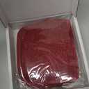 TXTIGER Small Travel Jewelry Case, Velvet Jewelry Pouch With Tassel Zippers, Organizer for Earrings, Necklaces and Rings, AntiScratch Portable Storage for Men & Women  Burgundy Red