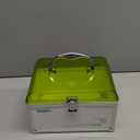 Glosen Medicine Lock Box With Key8.46 * 5.87 * 5.51 Inchlocked Medicine Box with Child Safe Lock (Green-X-Small)