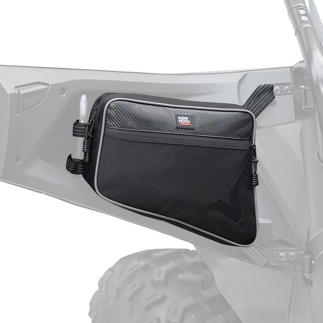 KEMIMOTO Door Bags 1680D Storage Bag Compatible with CFMOTO ZForce 950 HO/HOEX 2022-2024 / ZForce 950 Sport 2020-2022 G1, Lower Door Side Bags Resistant Zippers - Set of Two