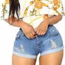 WDIRARA womens Soft (Blue, XXL)