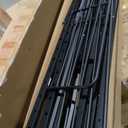 Bellemave Full Size Loft Bed with Desk and Storage Shelf, Full Size Loft Bed Frame with Guardrail and Ladder, Heavy Duty Loft Beds for Kids, Teens, Black