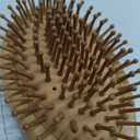 Bamboo Brush for Hair Growth — Natural Bristle Brush for Detangling, Reduces Breakage, Massaging Scalp Thick/Thin/Curly/Dry/Wet Hair — Wooden Paddle brush w/Ergonomic Handle Ideal for Women & Men