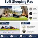 CYMULA Memory Foam Camping Mattress Pad,Sleeping Pad for Camping